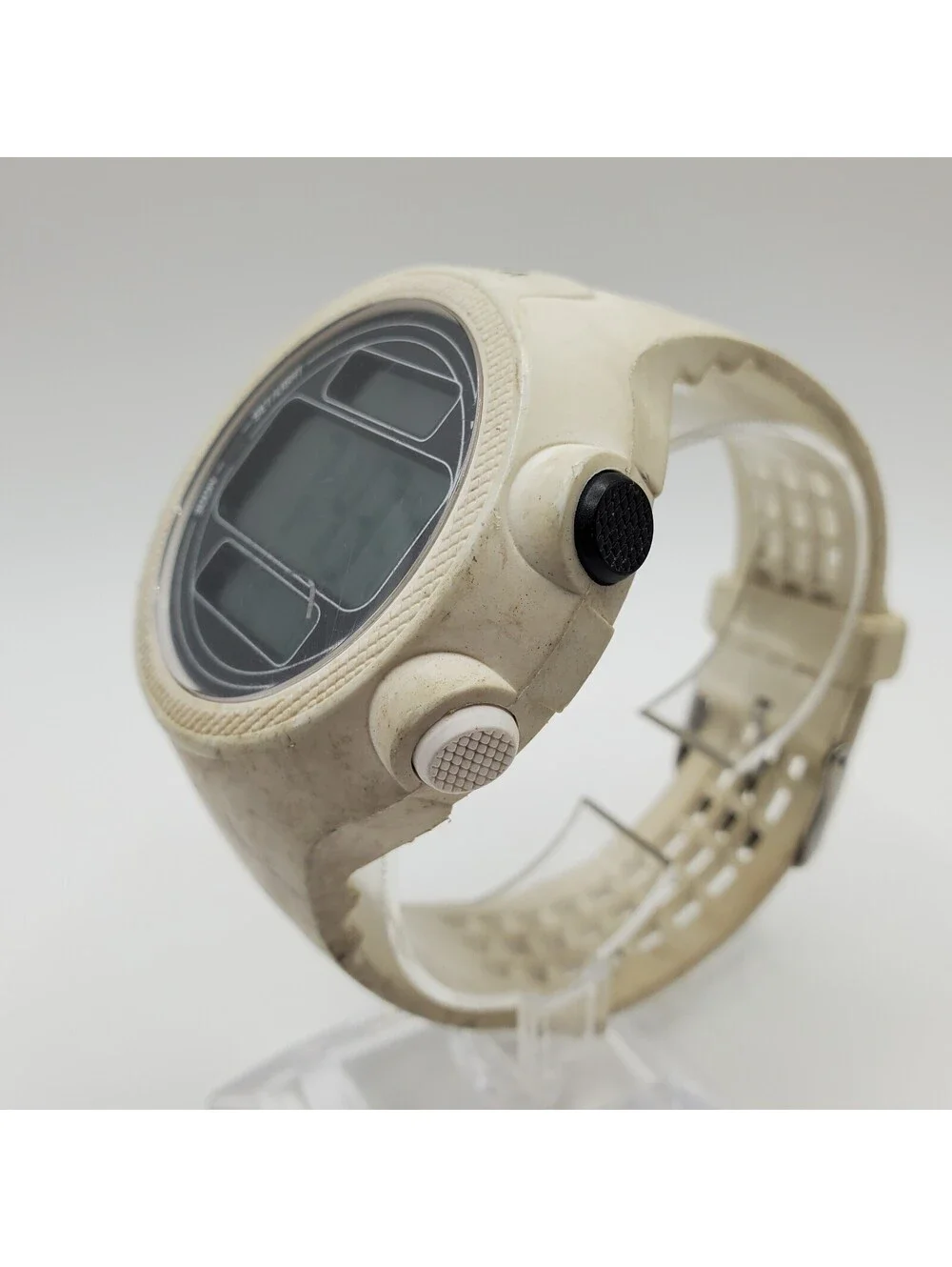 Adidas White ADP6083 Digital Watch Mens 53mm New Battery